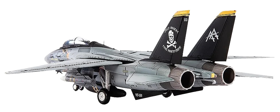 F-14B Tomcat, VF-103, Jolly Rogers, USS John F. Kennedy, Final Tomcat Cruise, 2004, 1:72, JC Wings 