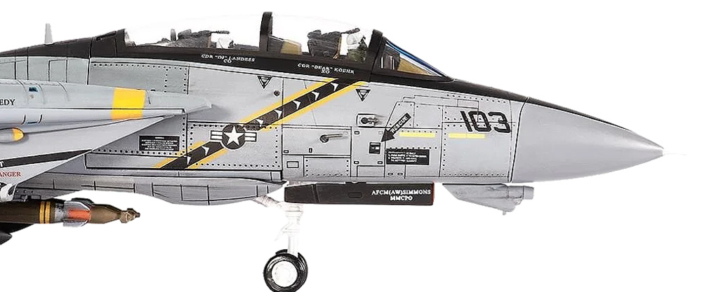 F-14B Tomcat, VF-103, Jolly Rogers, USS John F. Kennedy, Final Tomcat Cruise, 2004, 1:72, JC Wings 