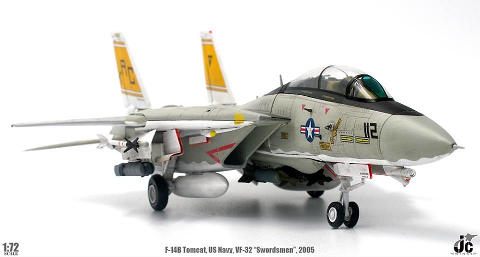 F-14B Tomcat US Navy VF-32 Swordsmen USS Harry S.Truman (CVN-75) 2005, 1:72, JC Wings 