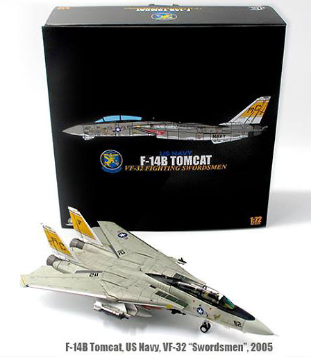 F-14B Tomcat US Navy VF-32 Swordsmen USS Harry S.Truman (CVN-75) 2005, 1:72, JC Wings 