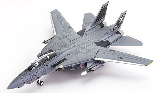 F-14D Grumman Tomcat, US Navy VF-31, Tomcatters NK100, Santa Cat, 2002, 1:72, JC Wings 