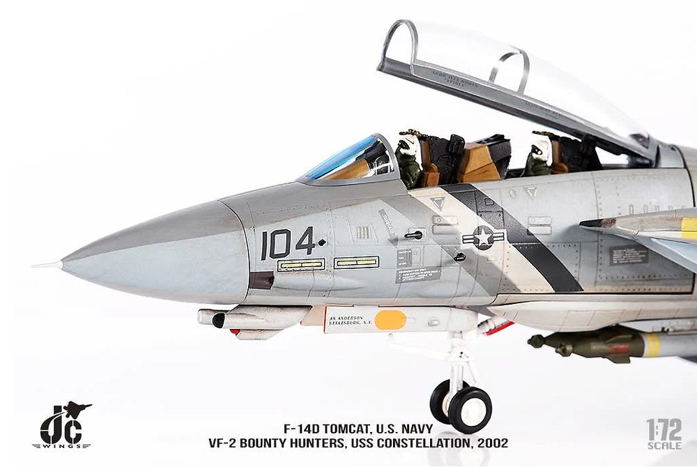 F-14D Tomcat U.S. NAVY, VF-2 Bounty Hunters NE104 