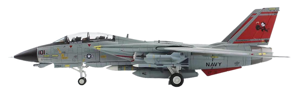 F-14D USN VF-31 Tomcatters, AJ101, USS Theodore Roosevelt, Last F-14 Cruise 2006, 1:72, Hobby Master 