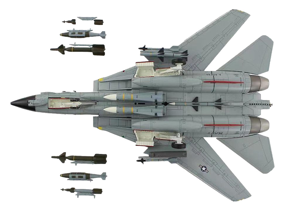 F-14D USN VF-31 Tomcatters, AJ101, USS Theodore Roosevelt, Last F-14 Cruise 2006, 1:72, Hobby Master 