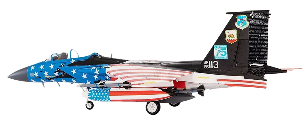 F-15C Eagle, 144th Squadron USAF, 75th Anniversary, Fresno Air Base, California, 2022, 1:72, JC Wings 