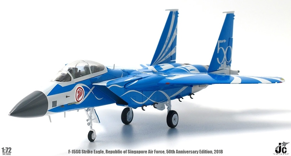 F-15SG Strike Eagle, Republic of Singapore Air Force 50th Anniversary 2018, 1:72, JC Wings 