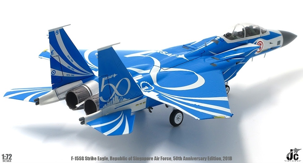 F-15SG Strike Eagle, Republic of Singapore Air Force 50th Anniversary 2018, 1:72, JC Wings 