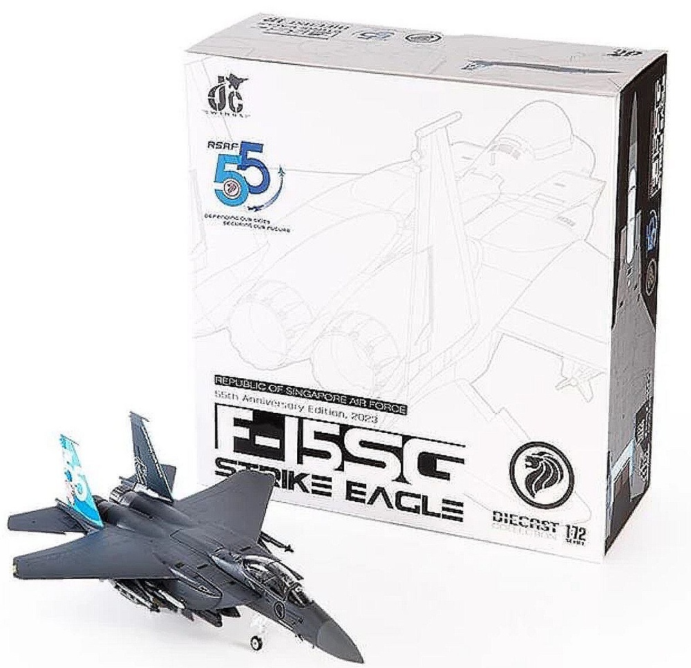 F-15SG Strike Eagle Republic Of Singapore Air Force, 55th Anniversary Edition, 2023, 1:72, JC Wings 