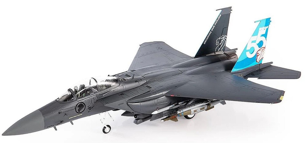 F-15SG Strike Eagle Republic Of Singapore Air Force, 55th Anniversary Edition, 2023, 1:72, JC Wings 