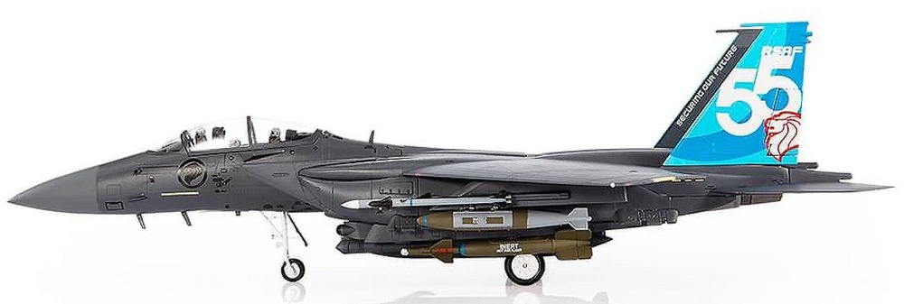 F-15SG Strike Eagle Republic Of Singapore Air Force, 55th Anniversary Edition, 2023, 1:72, JC Wings 