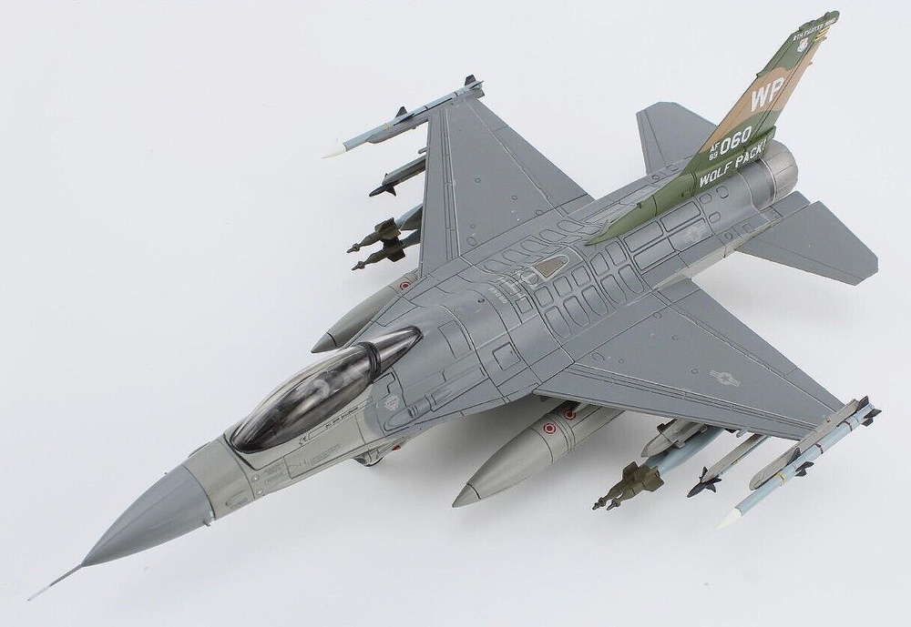 F-16C Fighting Falcon, USAF 8th FW Wolfpack, #89-2060, Kunsan AB, South Korea, 2021, 1:72, Hobby Master 