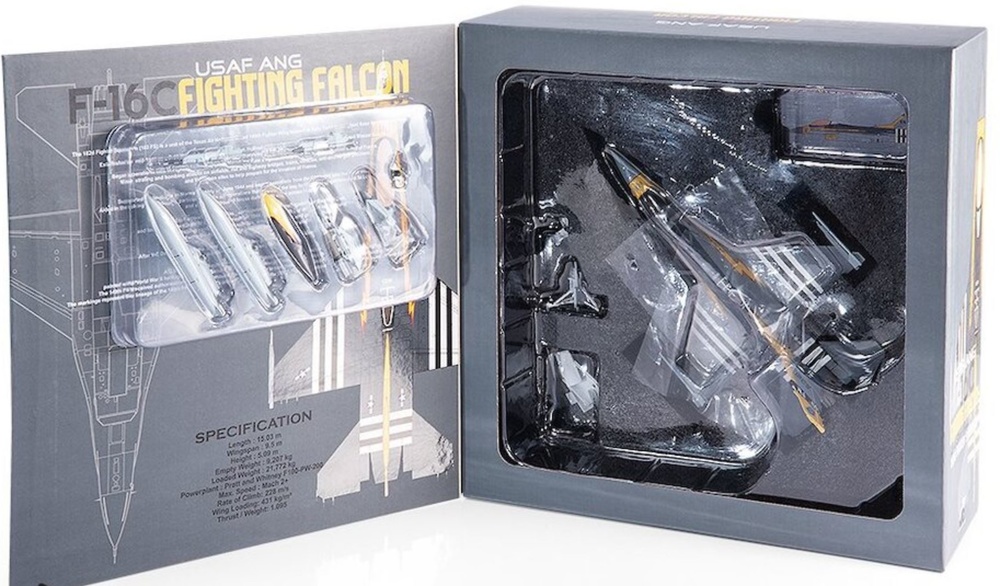 F-16C Fighting Falcon USAF Texas ANG. 182th FS, 70th Anniversary Edition, 2017, 1:72, JC Wings 