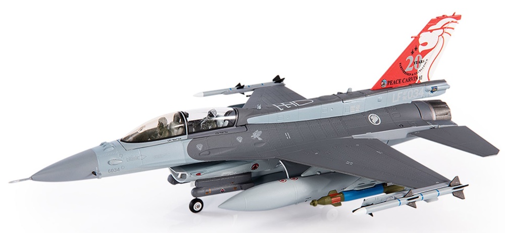 F-16D, Singapore, 425th Fighter Sqn. Black Widows, 2014, 1:72, JC Wings 