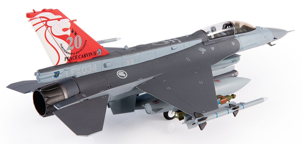 F-16D, Singapore, 425th Fighter Sqn. Black Widows, 2014, 1:72, JC Wings 