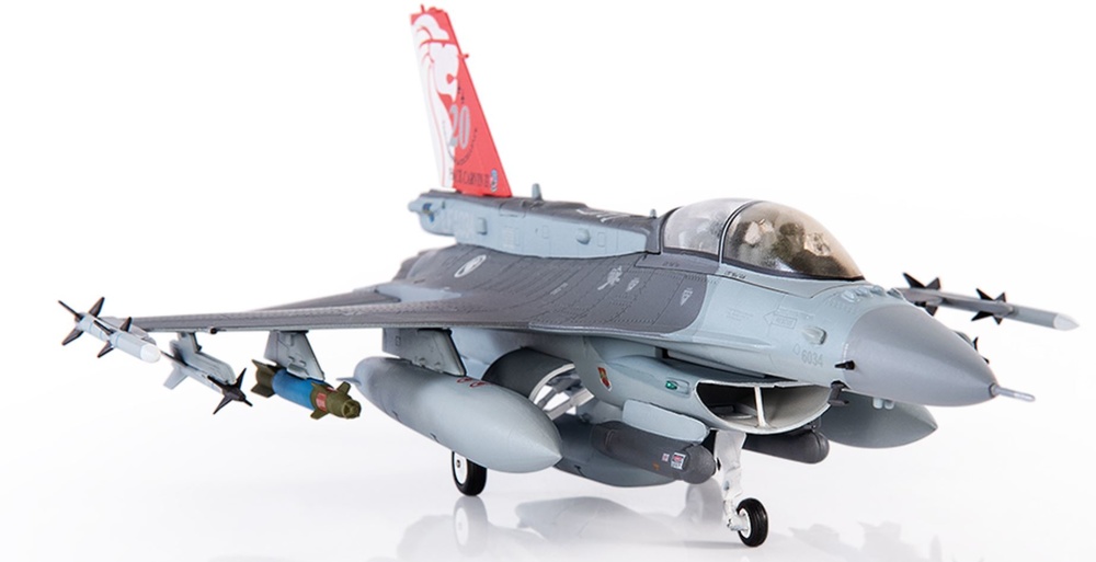 F-16D, Singapore, 425th Fighter Sqn. Black Widows, 2014, 1:72, JC Wings 