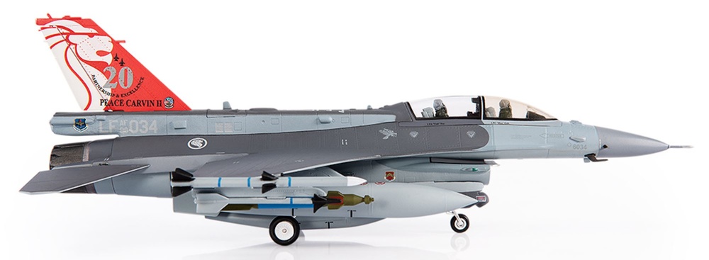 F-16D, Singapore, 425th Fighter Sqn. Black Widows, 2014, 1:72, JC Wings 