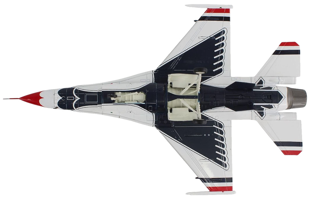 F-16D Fighting Falcon, USAF Thunderbirds 7, Nellis AFB, Nevada, 2017, 1:72, Hobby Master 