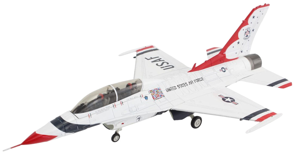 F-16D Fighting Falcon, USAF Thunderbirds 7, Nellis AFB, Nevada, 2017, 1:72, Hobby Master 