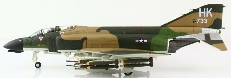 F-4D Phantom II, USAF 480th TFS, 66-7733, Phu Cat AB, Vietnam, 1969, 1:72, Hobby Master 