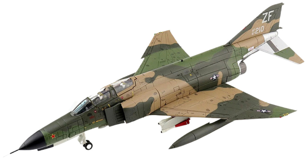 F-4E Phantom II USAF 67-0210ZF, 58th TFS, Udorn RTAB, June1972 (with AIM-4 Falcon missiles), 1:72, Hobby Master 