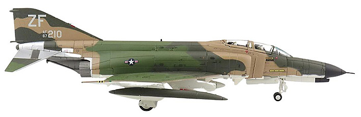 F-4E Phantom II USAF 67-0210ZF, 58th TFS, Udorn RTAB, June1972 (with AIM-4 Falcon missiles), 1:72, Hobby Master 