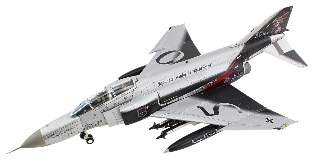 F-4F Phantom II JG-71, 50TH Anniversary 37+03 Luftwaffe, 1:72, Hobby Master 