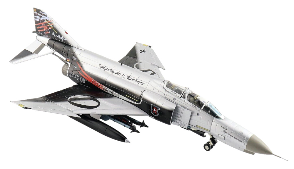 F-4F Phantom II JG-71, 50TH Anniversary 37+03 Luftwaffe, 1:72, Hobby Master 