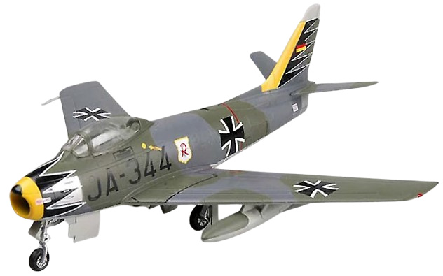 F-86 Sabre 3/JG71, Luftwaffe, 1963, 1:72, Easy Model 