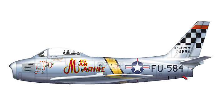 F-86F Sabre 52-4584, 