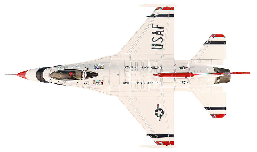 F16C Fighting Falcon Thunderbirds Nº1 plane, USAF, RIAT 2017, 1:72, Hobby Master, 1:72, Hobby Master 