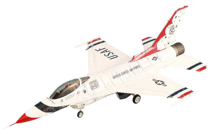 F16C Fighting Falcon Thunderbirds Nº1 plane, USAF, RIAT 2017, 1:72, Hobby Master, 1:72, Hobby Master 