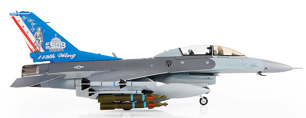 F16D Fighting Falcon USAF ANG, 121st Fighter Squadron, 113th Fighter Wing, 2011, 1:72, JC Wings 