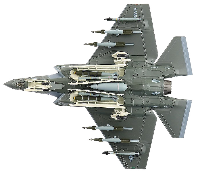 F35C Lightning II JSF US Navy, CF-03, VX-23, NAS Pax River, 2016, 1:72, Hobby Master 