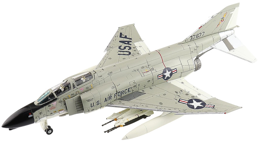 F4C Phantom II USAF, 64-0676, 45th TFS, Ubon, Thailand, 1965, 1:72, Hobby Master 