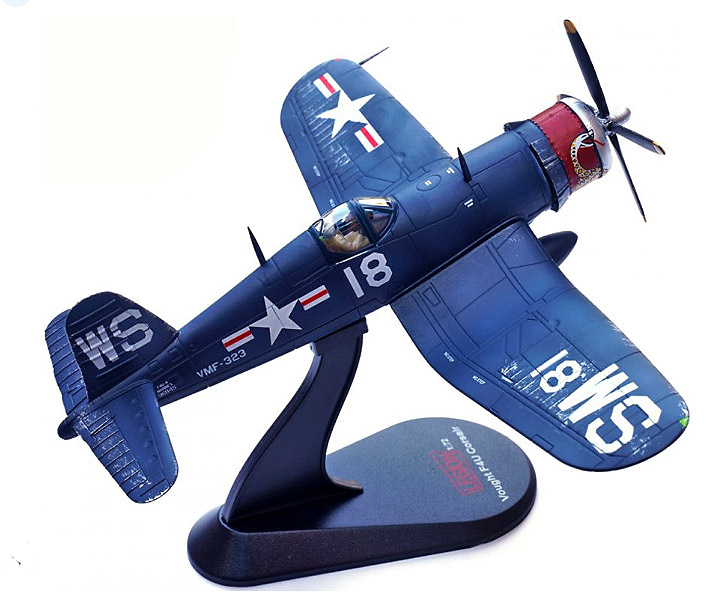 F4U Corsair, USMC VMF-323 Death Rattlers, White 18, USS Sicily, Korea, 1951, 1:72, Legion 