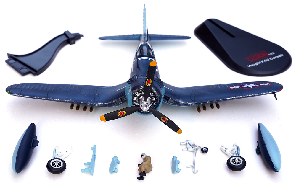 F4U Corsair, USN VF-17 Jolly Rogers, Big Hog, Tommy Blackburn, Solomon Islands, 1943, 1:72, Legion 