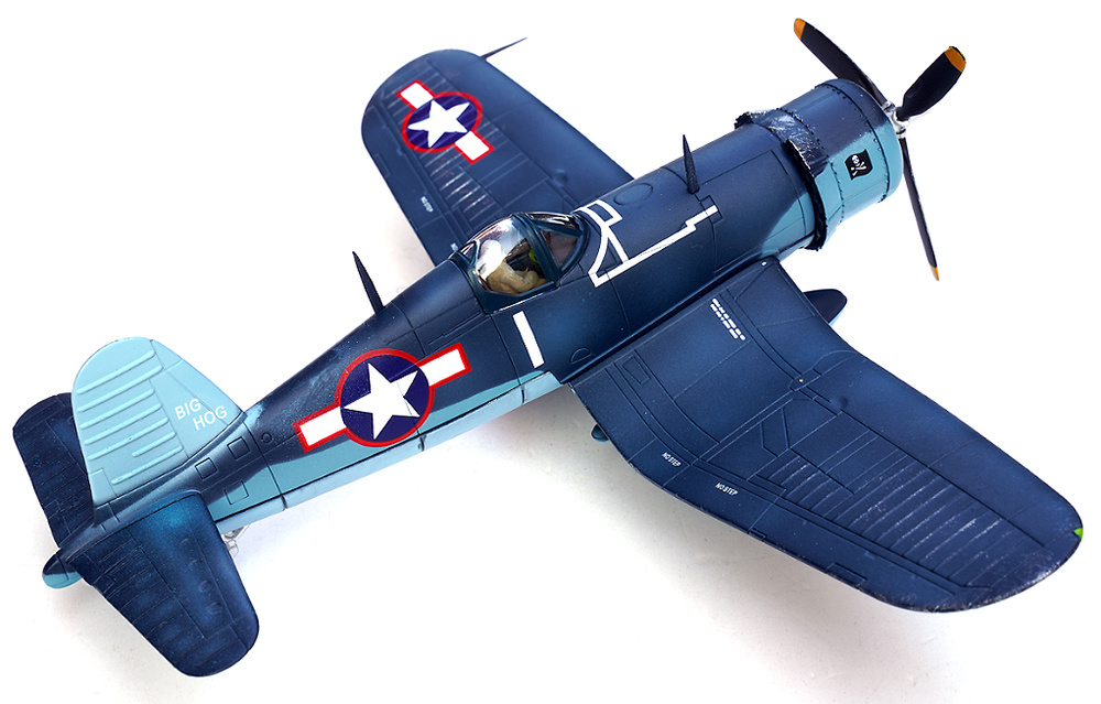 F4U Corsair, USN VF-17 Jolly Rogers, Big Hog, Tommy Blackburn, Solomon Islands, 1943, 1:72, Legion 