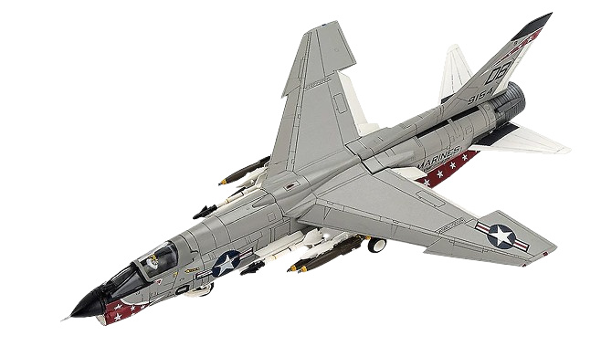 F8E Crusader USN VMF(AW)-235 Death Angels DB8 1966 (Flaps down version), 1:72, Century Wings 