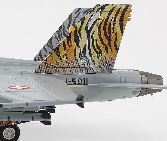 F/A-18C Hornet Swiss Air Force 11 Staffel Tigers, France, NATO Tiger Meet 2003, 1:72, Hobby Master 