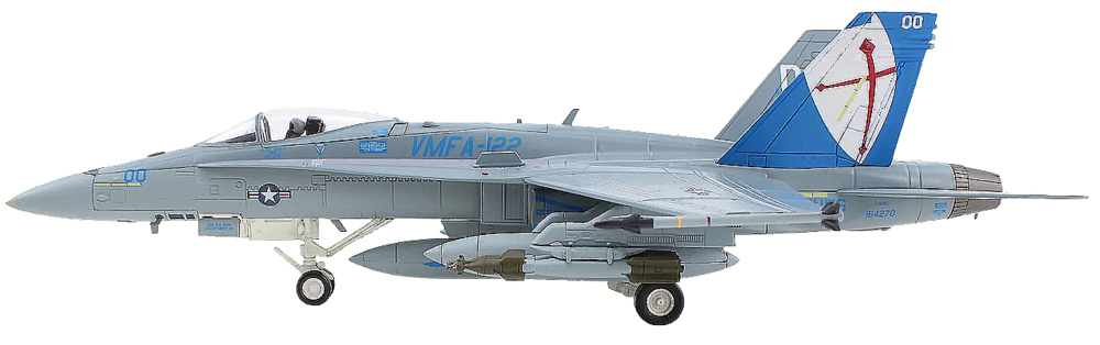 F/A-18C Hornet VMFA-122 Crusaders, Iwakuni AB, Japan, May 2016, 1:72, Hobby Master 