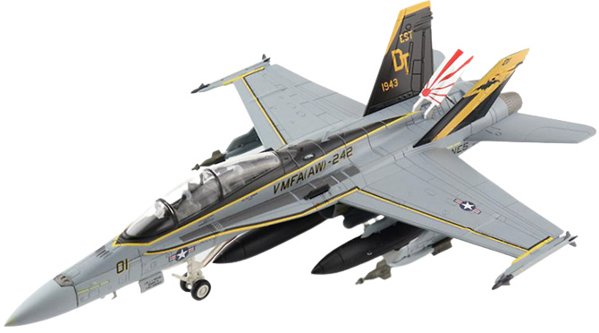 F/A-18D Hornet 165685, VMFA(AW)-242, US Marine Corps, Yokota AB, August 2020, 1:72, Hobby Master 