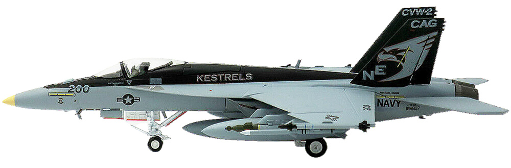 F/A-18E Super Hornet, VFA-137 Kestrels USS George, 1:72, JC Wings 