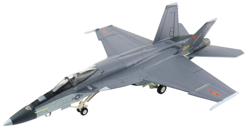 F/A-18E Super Hornet 07/165792, VFC-12, US NAVY, NAS Oceana, June 2021, 1:72, Hobby Master 