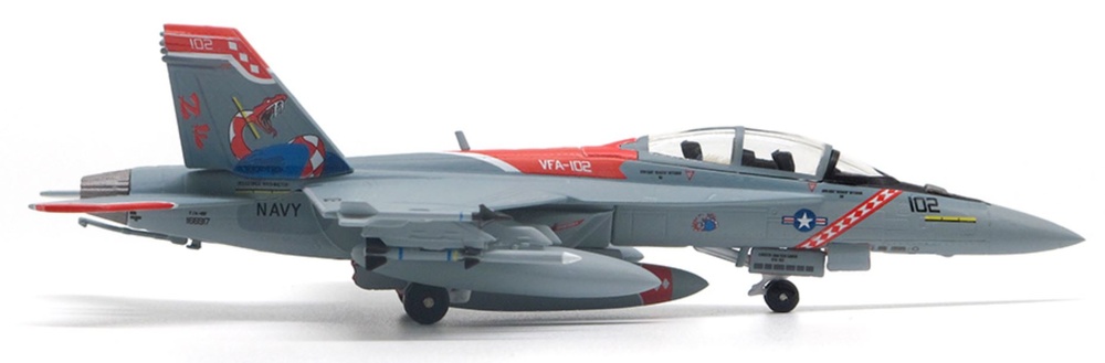 FA-18F, VFA-102 Diamondbacks, 60th Anniversary Edition, US Navy, 2005, 1:144, JC Wings 