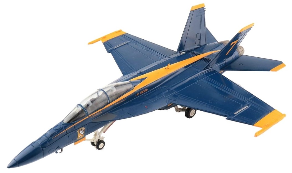 F/A-18F Super Hornet “Blue Angels”, US Navy,“75th Anniversary”, 1:72, Hobby Master 