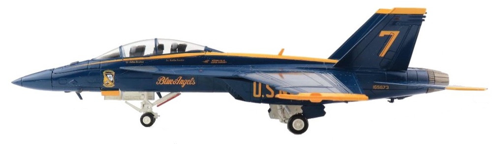 F/A-18F Super Hornet “Blue Angels”, US Navy,“75th Anniversary”, 1:72, Hobby Master 