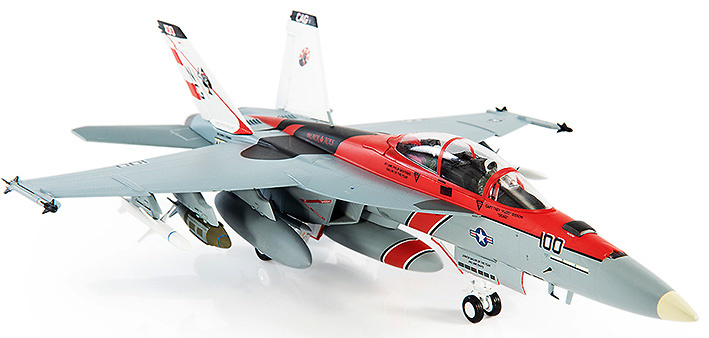 F/A18F Super Hornet US Navy, VFA-41 Black Aces, 70th Anniversary Edition, 2015, 1:72, JC Wings 