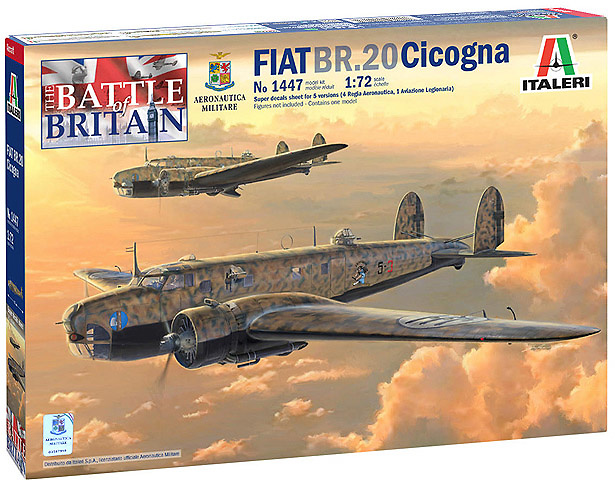 FIAT BR.20 Cicogna, 1:72, Italeri 