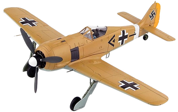 FW 190A-4 I/JG 2, Gruppenkommandeur Oblt. Adolf Dickfeld, Tunisia, 1942, 1:48, Hobby Master 