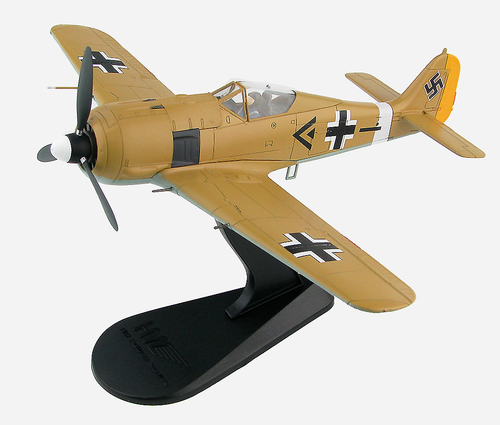 FW 190A-4 I/JG 2, Gruppenkommandeur Oblt. Adolf Dickfeld, Tunisia, 1942, 1:48, Hobby Master 